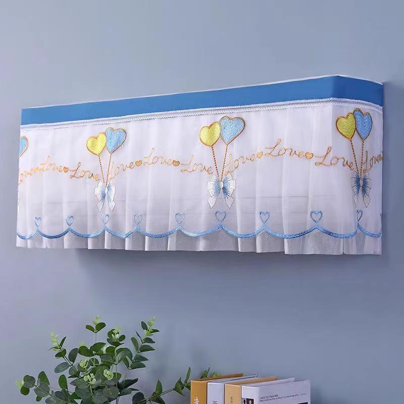 Univerzální nástěnný kryt proti prachu na klimatizaci - Plné pokrytí, Snadné nasazování/sundávání, Větruodolný návlek pro jednotky Gree & Midea