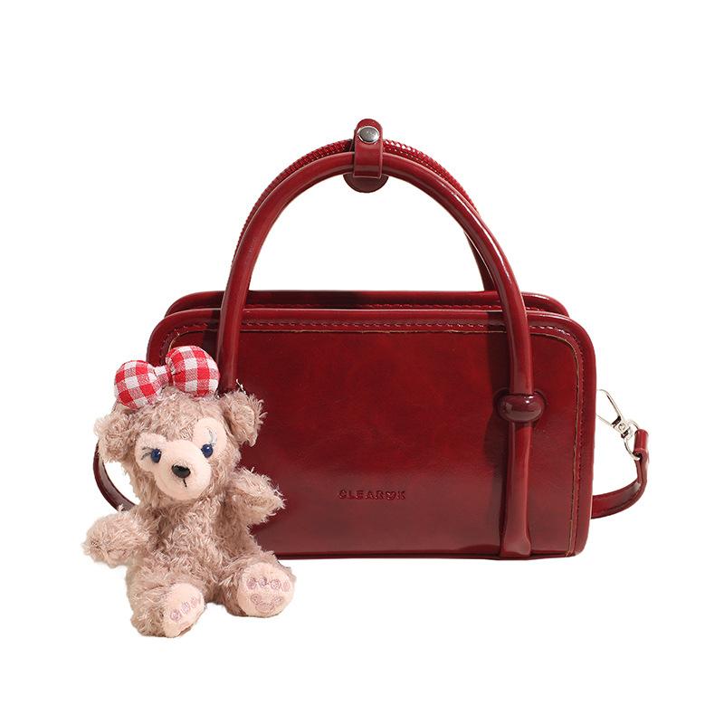 Geantă de mână la modă pentru femei, nouă, versatilă, geantă pătrată mică, geantă de umăr casual