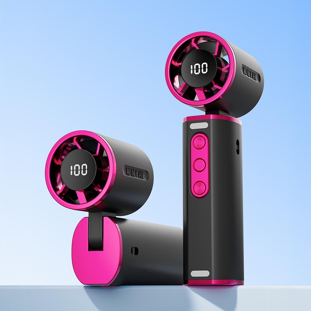 2026 USB Rechargeable 100-Speed Portable Handheld Multifunctional Fan – Compact Gift Idea 128*39*44