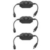 3Pcs LED Strip Dimmer Switch Adapter Brightness Adjustable Controller Manual Knob DC 12V24V
