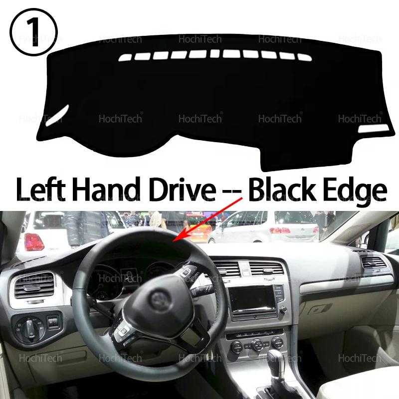 Für Volkswagen VW Golf 7 MK7 2013-2019 Armaturenbrettabdeckung Pad Auto-Liner Anti-UV-Matte Sonnenschutz Dashmat Teppich Dash-Zubehör