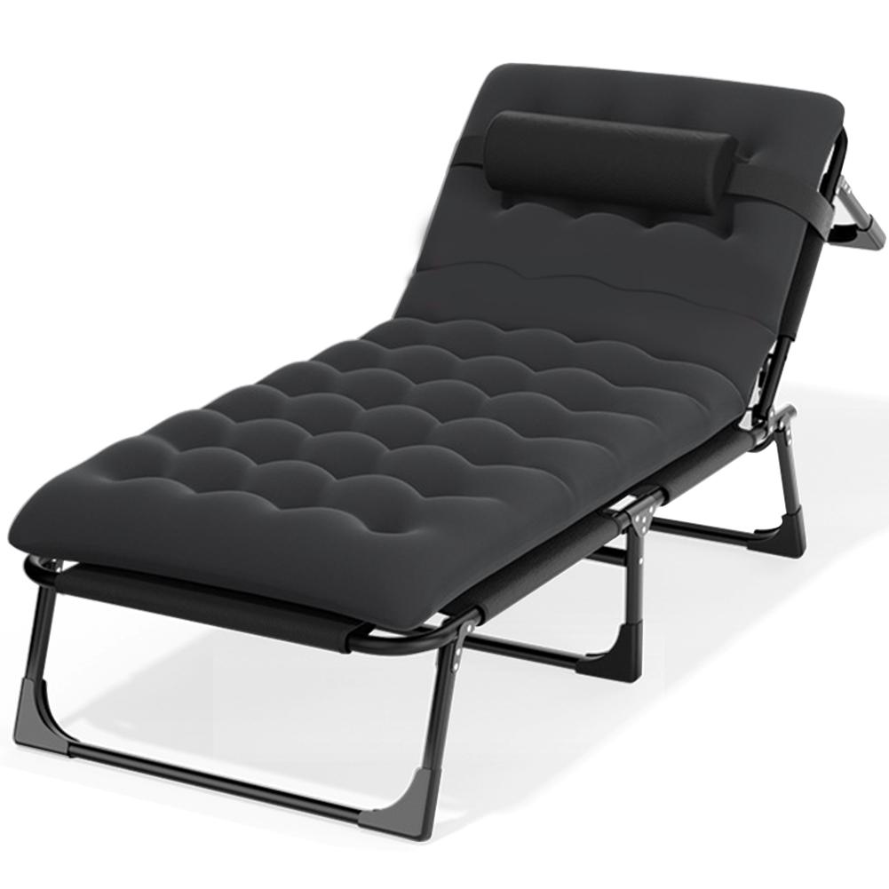 

Складные шезлонги, подушки для скамейки, хлопковые подушки для сада, кемпинга, уличного стула, шезлонгов, дорожных кроватей для взрослых чёрный