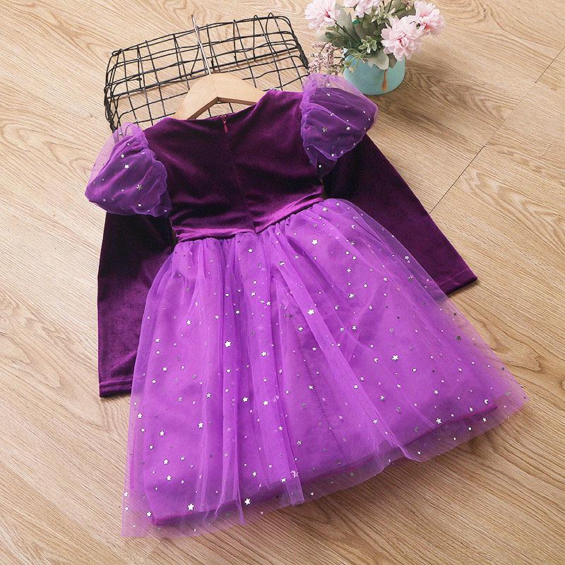 Cross-border Halloween Tulle Skirt Evening Dress for Baby Girls and Children