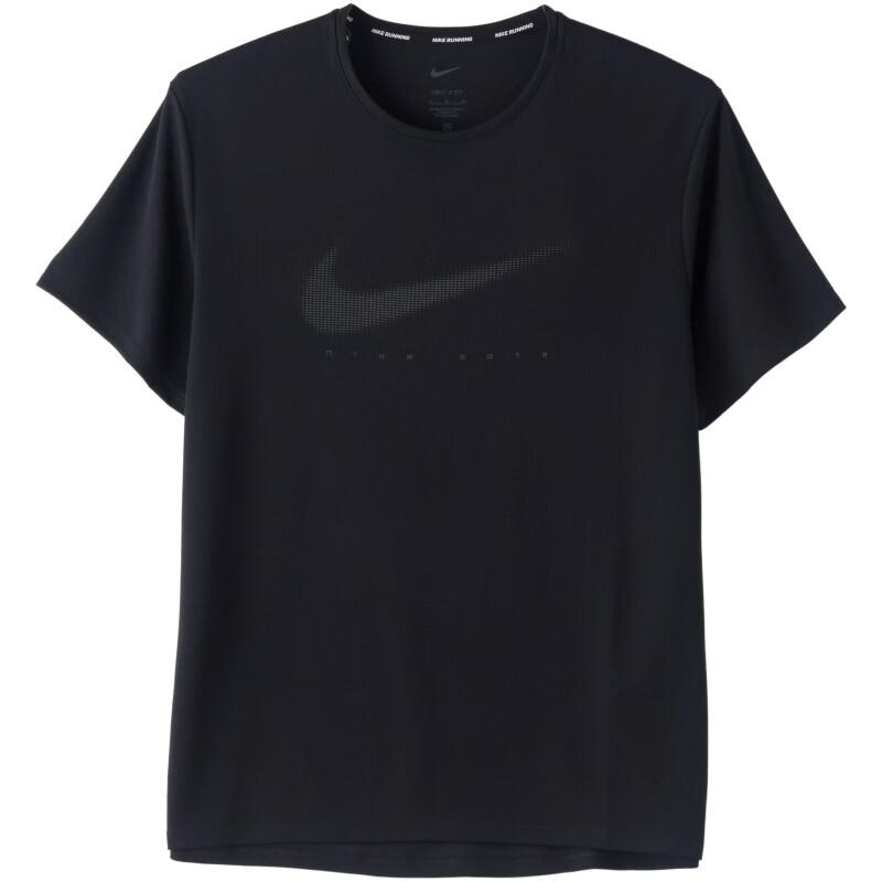 Nike T Shirts Men s Black Crew Neck Moderate L
