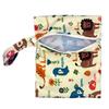 20x25CM Cartoon Print Waterproof Storage Bag - Single Pocket, Wet/Dry, for Baby Stroller