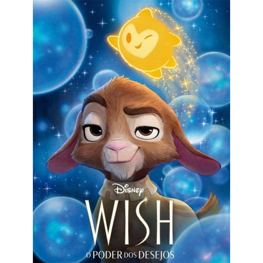Disney Diamond Painting Wish Upon A Star Goat Little Tile Diamond Painting Fantasy Space Cartoon Movie CrossStitchEmbroideryHandmadeGiftHomeDecoration Round 20x30cm