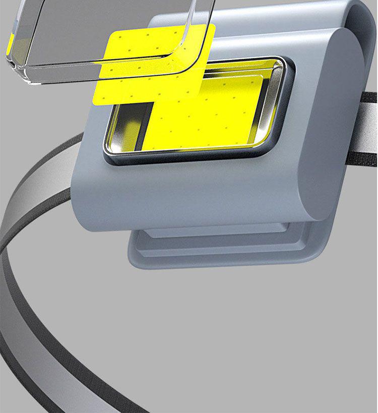 Rechargeable Clip-On Mini Chest Light for Night Running and Outdoor Sports