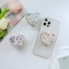Mobile Phone Airbag Holder Korean Ins Style Pearl Rhinestone Colorful Bow Heart-shaped Back Sticker Light Luxury Stretchable Women