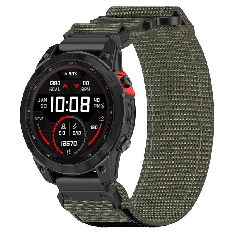 Bracelet de montre intelligent QuickFit 22mm 26mm en nylon tactique pour Garmin Fenix 7X 7 7S 6X 6 Pro 6S 5 5X Plus Enduro 2