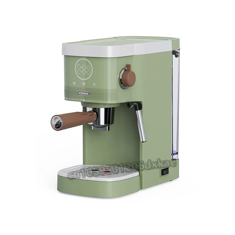 

1000W 220V Electric Espresso Coffee Machine Maker Capsule Coffee Powder Dual Purpose with Foaming Milk Frother 20Bar