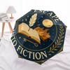 Escape into Fiction: A Magical Reading AdventureUmbrella, Portable 3-Fold Compact Umbrella for Men & Women Gift