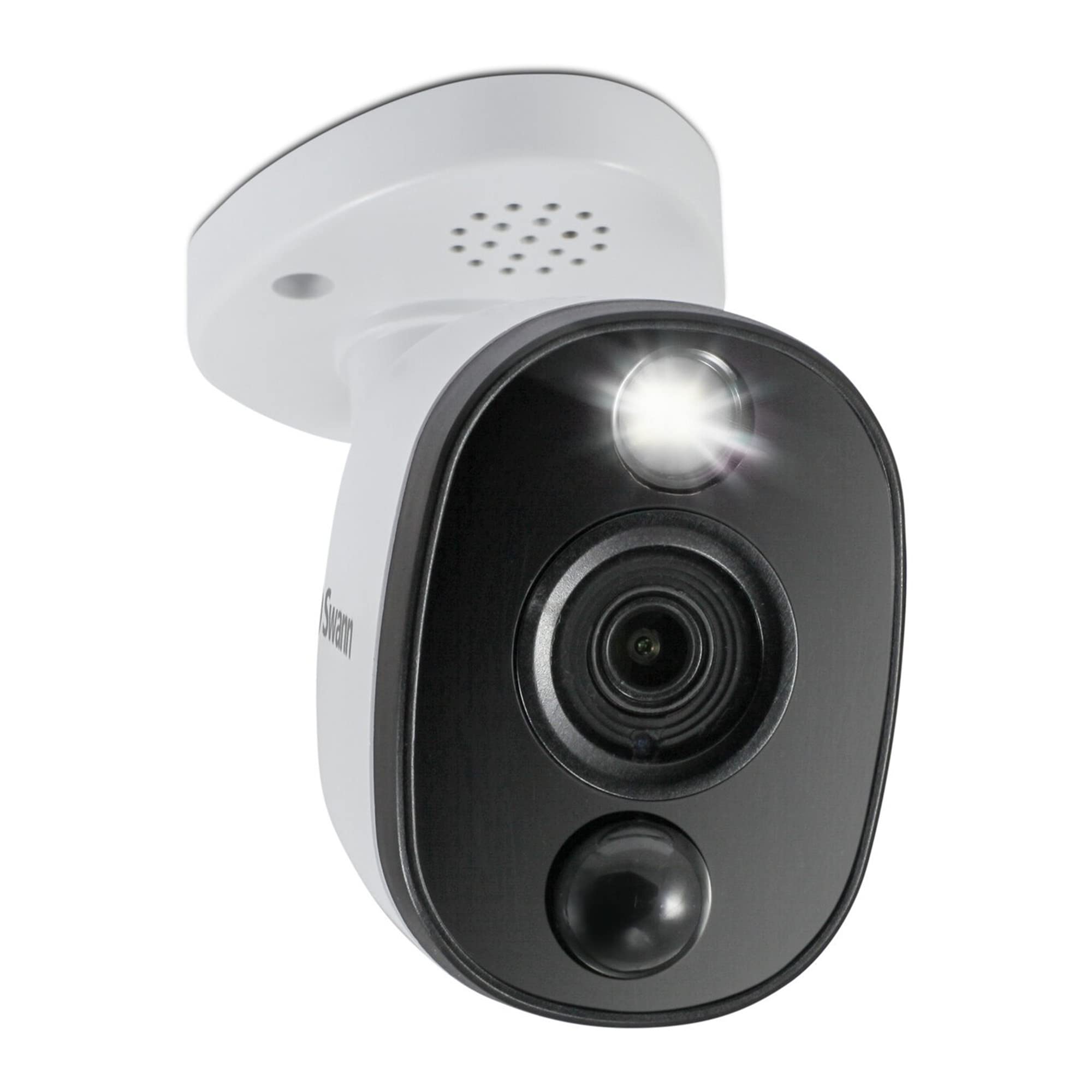 

Авторизована Swann камера безпеки Swann для запису DVR 4K 8MP 3840 x 2160 Роздільна здатність IP66 Оснащено попереджувальним світлом Водонепроникна специфікація білий
