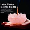 Lotus Shape Crystal Incense Holder DIY Craft Crystal Lotus Bowl  Collection