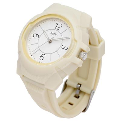 Orologio Analogico da Donna Fieldwork, Resistente all'Acqua 3 ATM, Cinturino in Poliuretano TPU, Beige, WP Anni YM126-2