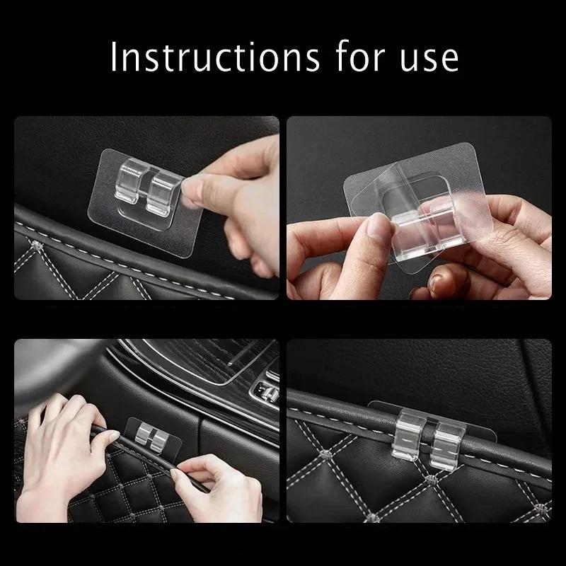 Universal Car Floor Mats Anti-Slip Clip Auto Carpet Fixing Grips Clamps Car Interior Hook Fastener Retainer Tools Sticker