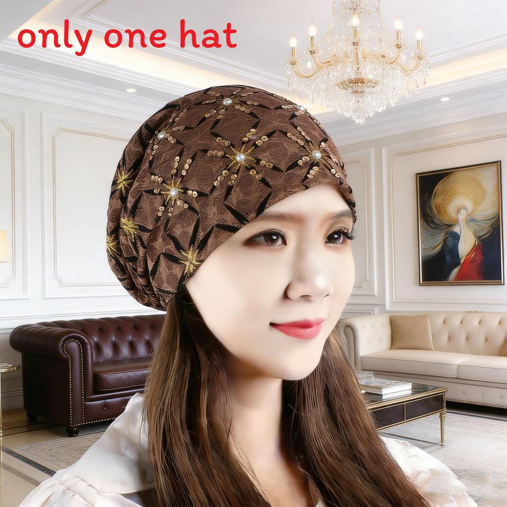 Stitched Embroidered Flap Hat For Women Spring Autumn Fashion Trendy Headwear