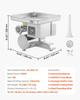 Commercial Electric Meat Grinder Slicer 11 Lbs/Min Sausage Stuffer Maker
