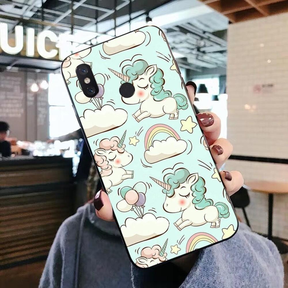 

Pink Unicorn Rainbow Phone Case For Xiaomi Mi 5X 8 9 10 11 12 lite pro 10T PocoX3pro PocoM3 Note 10 pro lite Xiaomi Note 10Lite