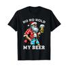 Funny Santa With Sunglasses And Beer Christmas In July T Shirt Vintage Washed Top For Everyday Wear Homme Slightly Unisex