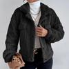 Women Plush Jacket Faux Fur Thick Coat Casual Long Sleeve Loose Overcoat Female Outerwear Autumn Winter Ladie Button Coat