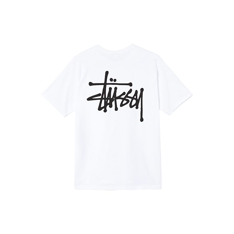 Stussy Classic Basic Printed Short Sleeve T-Shirt Unisex Tops Black 1904257-1