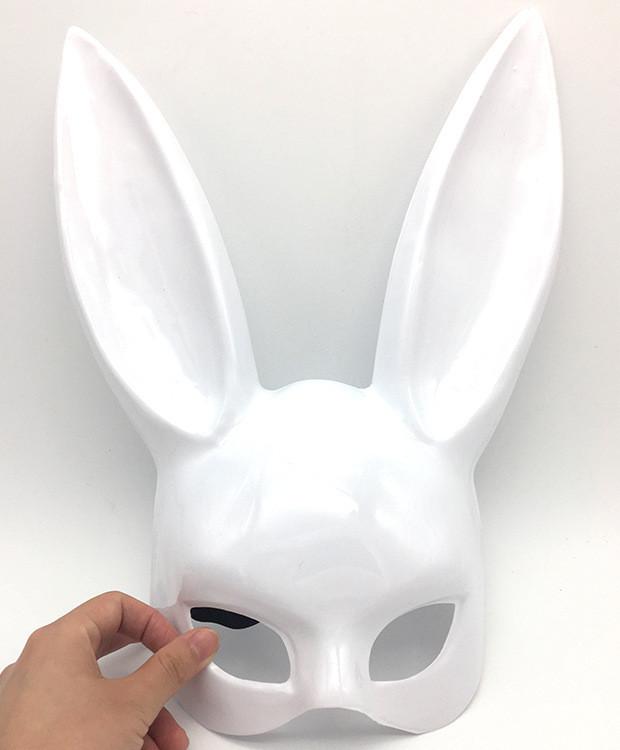 Adult Rabbit Mask With Pvc Construction For Cosplay Costumes And Halloween Celebrations