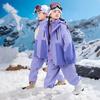 New children's ski suits for boys and girls, thickened and warm  three-proof jackets, three-piece set for primary school students in autumn and winter