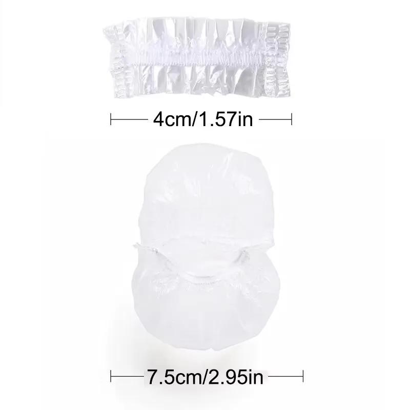 100pcs Disposable Earmuffs Waterproof Hair Dyeing, Bathing, Beauty Shampoo Sheath, Ear Hole Water-proof Earmuffs Barber Supplies