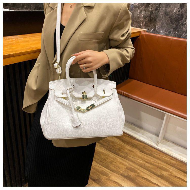 2021 Trendy Korean Style Women's Luxury Textured Crossbody and Shoulder Bag, Versatile Fashion Handbag