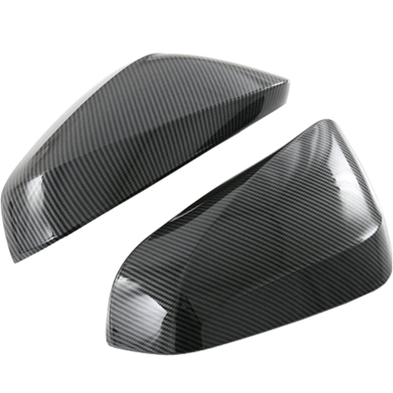 2Pcs Rearview Side Mirror Covers Cap For Lexus NX 250 350h 450h  Right Hand Drive RHD Carbon Fiber Gloss Black White