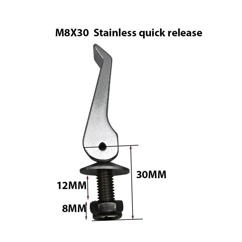 Stainless Quick Release M8 Anti Rust Outdoor Cam Lever Eccentrics Aluminum Solar Plate Fix Bolt Screw Ss316 Parts