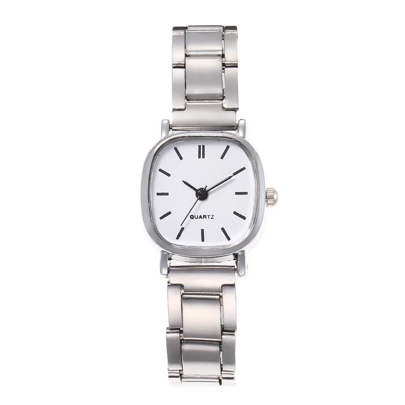 Retro Square Women's Exam Watch - Simple & Stylish Stainless Steel Quartz Watch