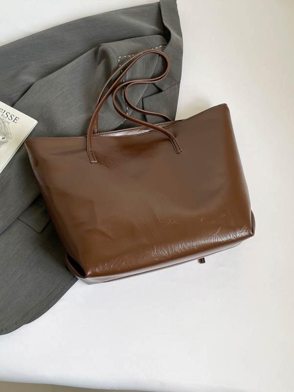 2025 Fashionable Minimalist Tote Bag - Large Capacity, Versatile Shoulder Bag for Women's Casual and Daily Commute