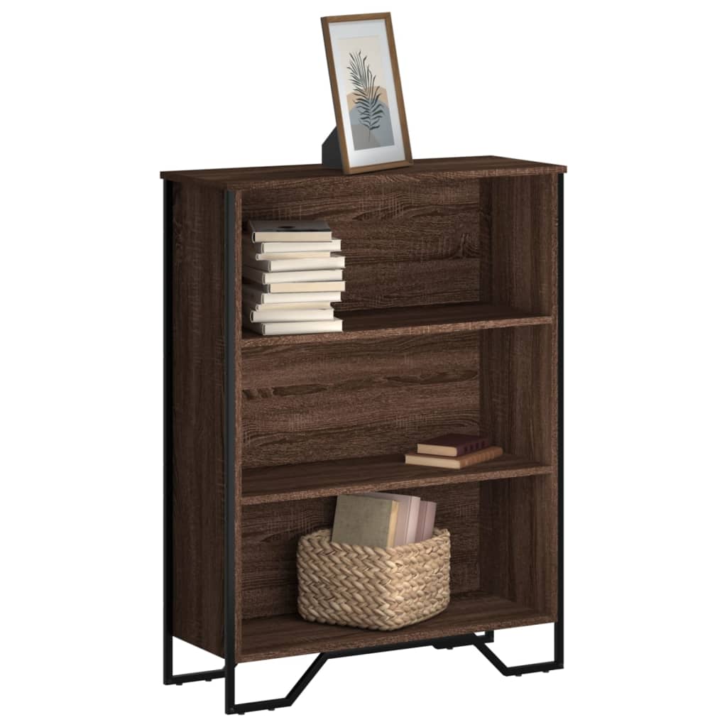 Bookshelf Brown Oak Look 80 x 31 x 106 cm Engineered Wood