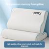 Memory Cotton Neck Pillow Pro Soft Breathable Antibacterial Strong Support  High Low Curve Seamless Fit