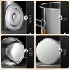 Ru Han 304 Stainless Steel Soup Pot with Lid