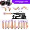 Three-hole Realistic Dragon Bone Adult Sex Toy Accessory
