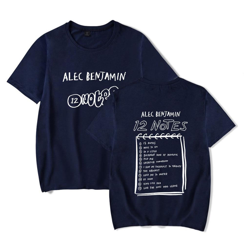 Fashion for Fans of Alec Benjamin Women Men's Casual Printed Short Sleeve T-shirts