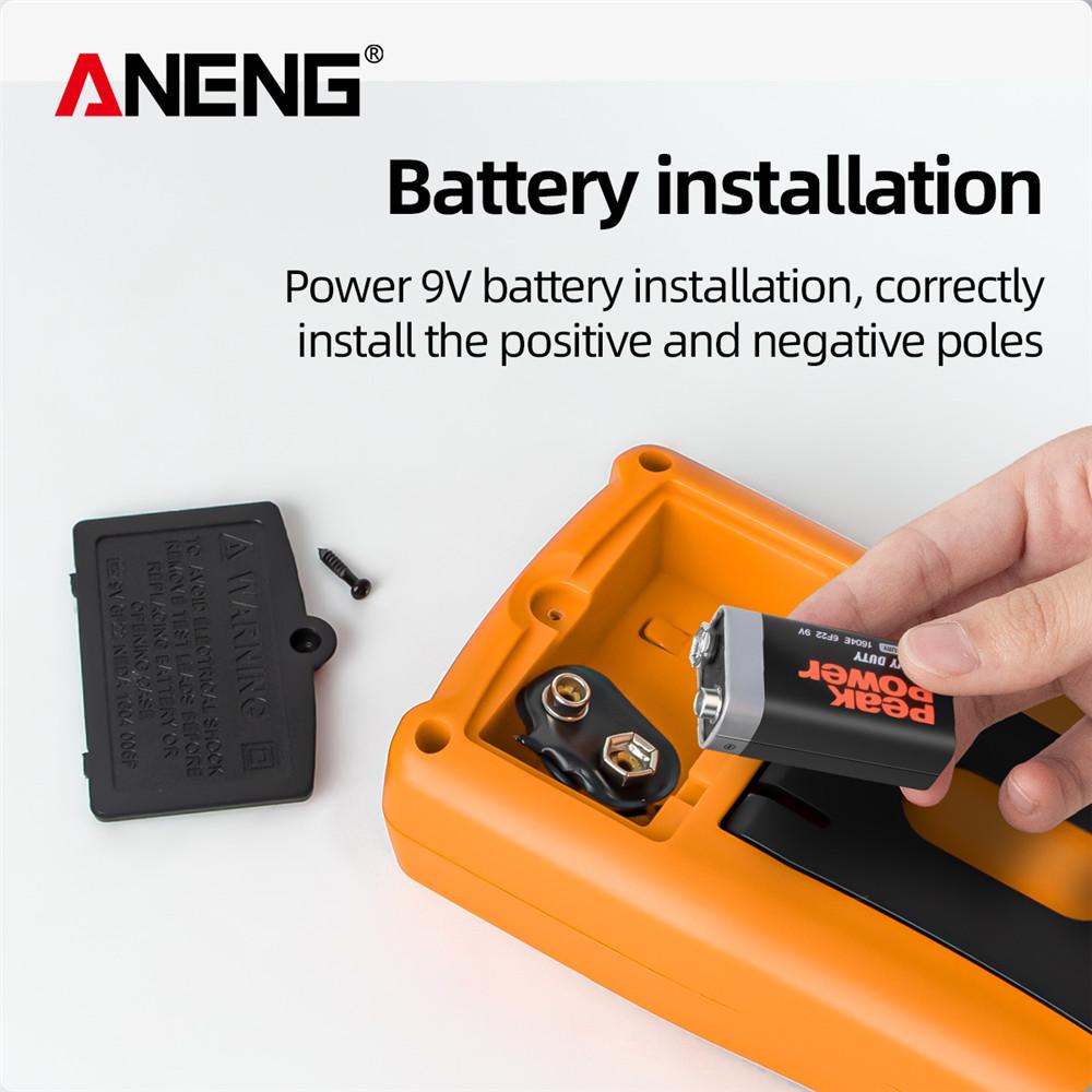 ANENG DM850 Digital Current Ammeter Detector Tester Ohm Automatic Counts Auto Tool Multimeter AC/DC Professional 1999 Votage