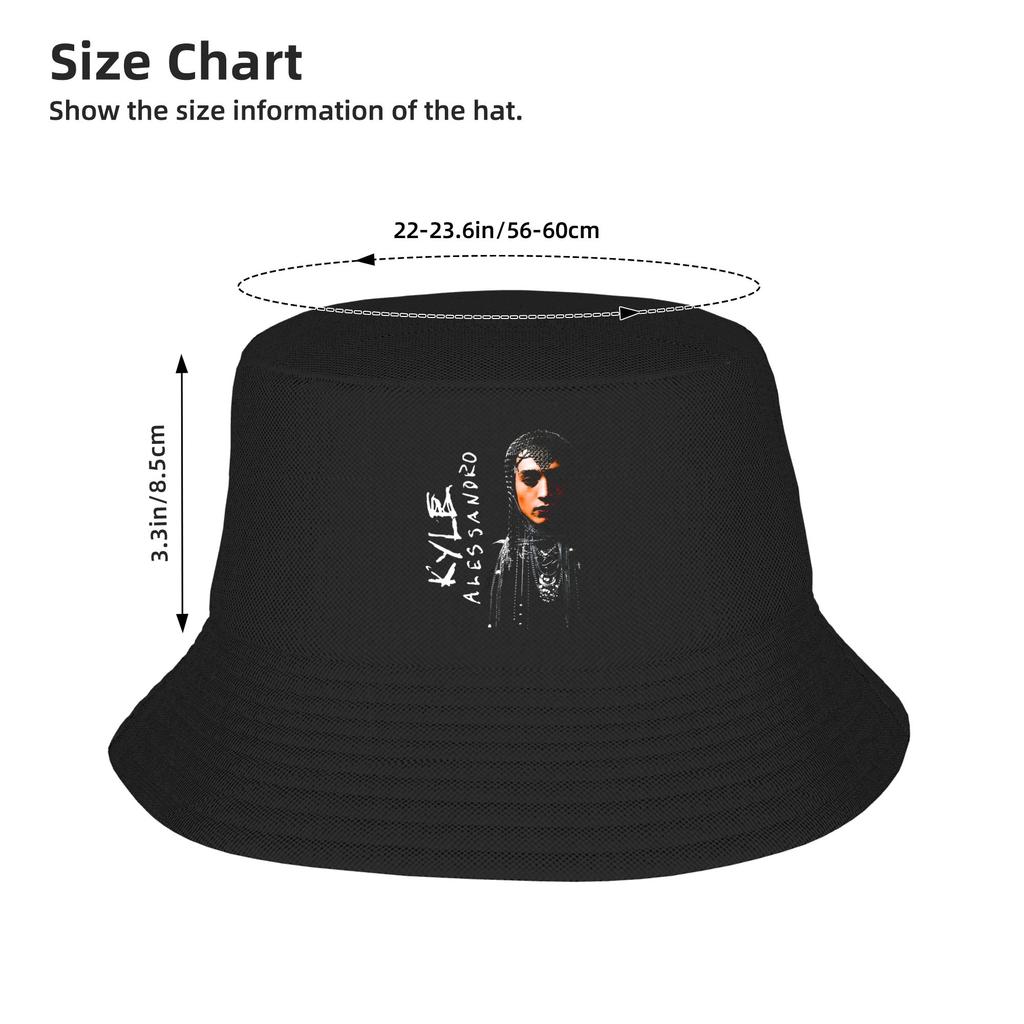 Men Women Y2K Singer 90S Eurovision Bucket Hat  Portable Fisherman Hats Summer Fashion Fishing Caps Outdoor Graphic Visor Hat