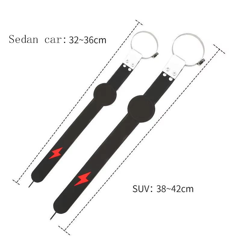 Car Anti-Static Belt Earth Ground Wire Belt Anti-Static Flex Strip Vehicle Truck Electrostatic Strip Canceller Styling For SUV