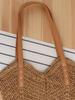 New Hollow Woven Paper Rope Shoulder Bag - Fashionable Casual Women's Beach Tote