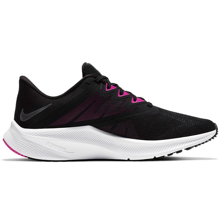 New Nike Quest 3 'Black Fire Pink' Women's CD0232-007