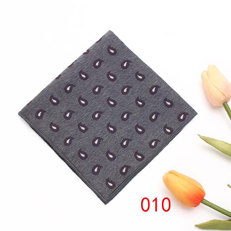 Rael Men'S British Retro Pattern Square Towel Suit Pocket Towel Wedding Business Suit Shirt Batch Handkerchief
