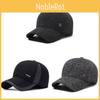 Classic Casual Wool Cap With Embroidered Letter Design For Men In Cold Seasons