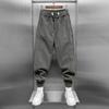 Autumn and Winter New Velvet Warm and High Meat-covering Sweatpants Men's Trendy Brand Versatile Casual Sports Men's Trousers