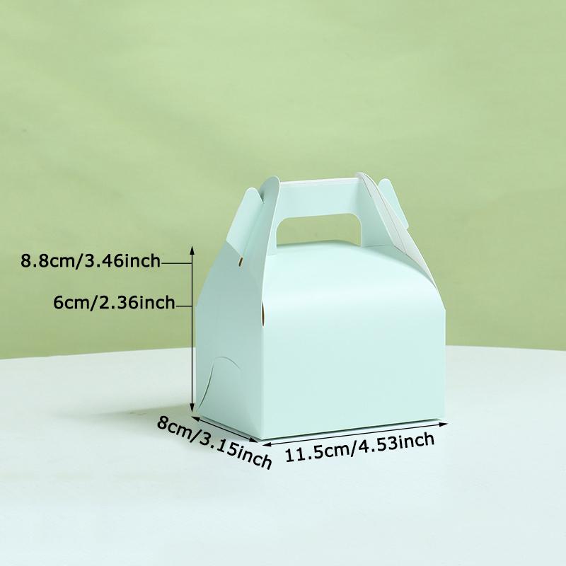WTEMPO Simple Elegant Presents Packaging Boxes Foldable Paper Handheld Gift Boxes Party Decor Favor Treat Boxes Small Business Supplies