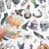 50 Vintage Witch's Trinkets PET Transparent Stickers for DIY Decorating: Suitcase, Guitar, Skateboard, Mobile Phone