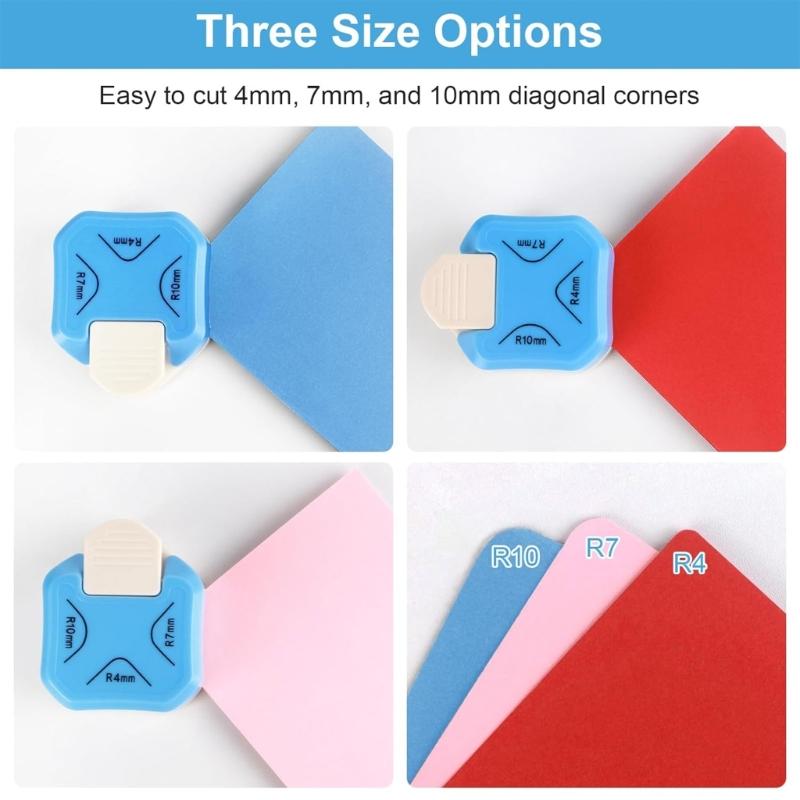 Sturdy ABS Metal Corner Punch for Cutting on Card Scrapbooks Photos Sturdy Construction