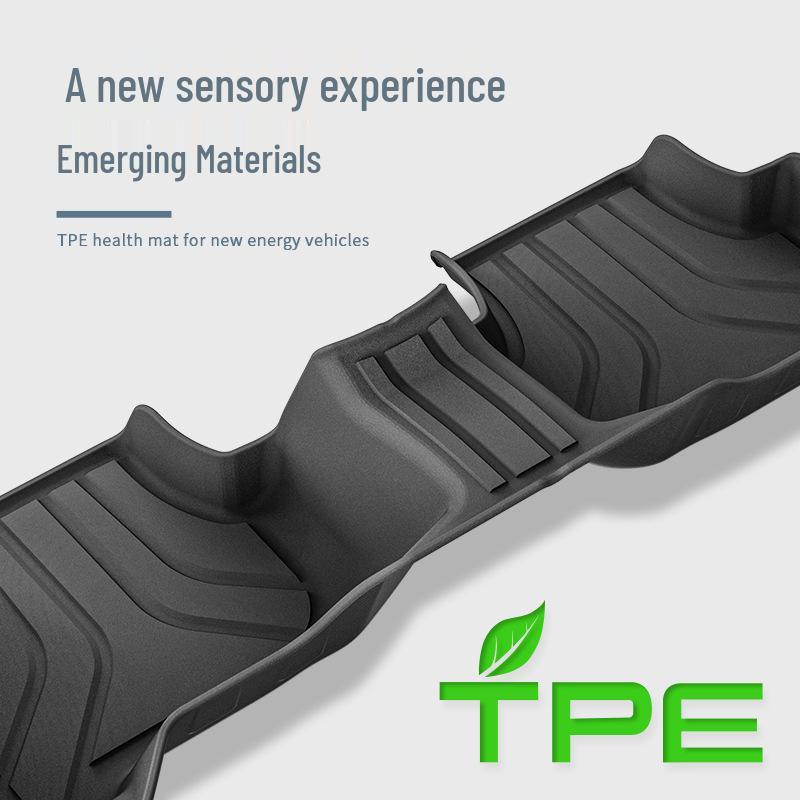 TPE Car and Trunk Floor Mats for 2018-2024 Volkswagen T-ROC (Left-Hand Drive)